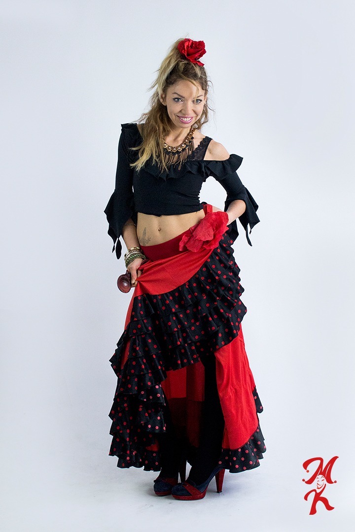 Kostium Hiszpanki Flamenco - obrazek 2